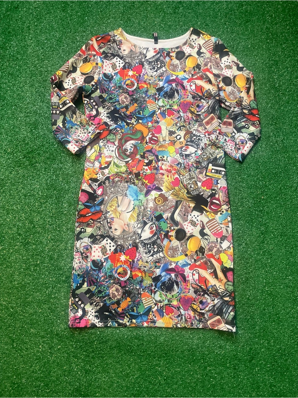Multicolor Graphic Print Women’s Dress